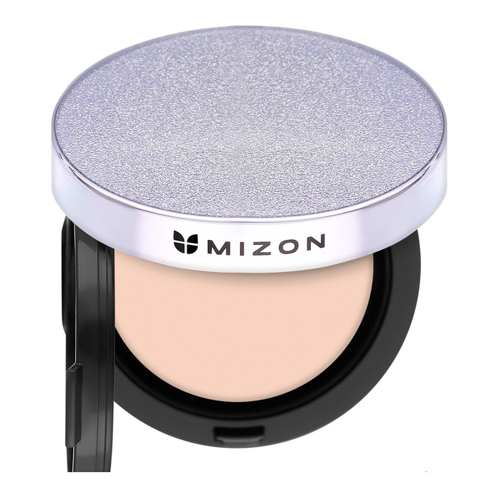 Mizon Vegan Collagen Cushion №21 + Refill — живильний кушон із сяючим покриттям, 15 г + 15 г